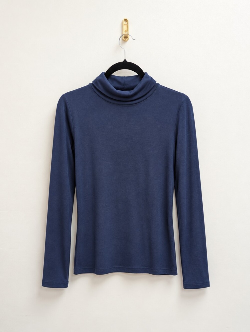 Ekouaer Ribbed Long-Sleeve Turtleneck Top